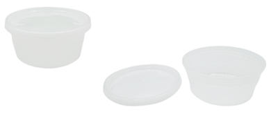 4.0 oz. PET / PS / PP Clear  Portion Cups